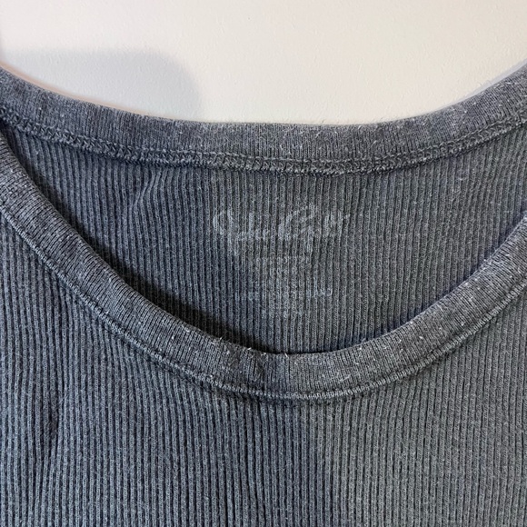 Brandy Melville Black Tank Top minimal summer witchy vampire goth emo basic cute - Picture 3 of 5